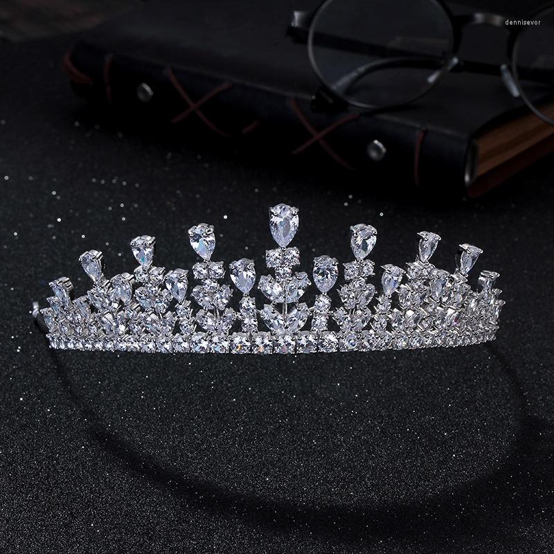 Hair Clips Retro Luxury Accessories High-End Wedding Ceremony Headdress Bridal Zircon Crown Cross-Border Sold Jewelry
Hair Clips Retro Luxury Accessories High-End Wedding Ceremony Headdress Bridal Zircon Crown Cross-Border Sold Jewelry