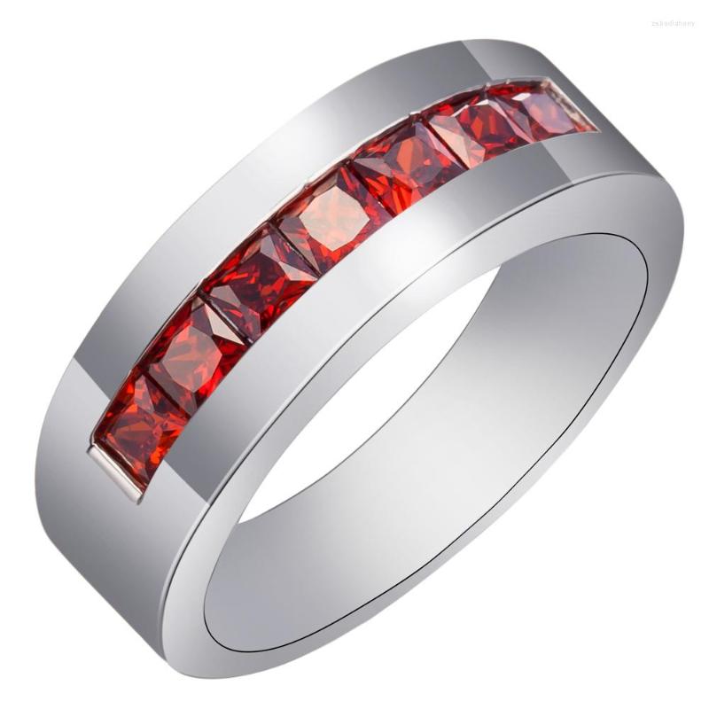 Wedding Rings Jiumeng Jewelry Fashion Multi Zircon Red Small Single Row Square CZ Shiny Ring Wholesale Female
Wedding Rings Jiumeng Jewelry Fashion Multi Zircon Red Small Single Row Square CZ Shiny Ring Wholesale Female