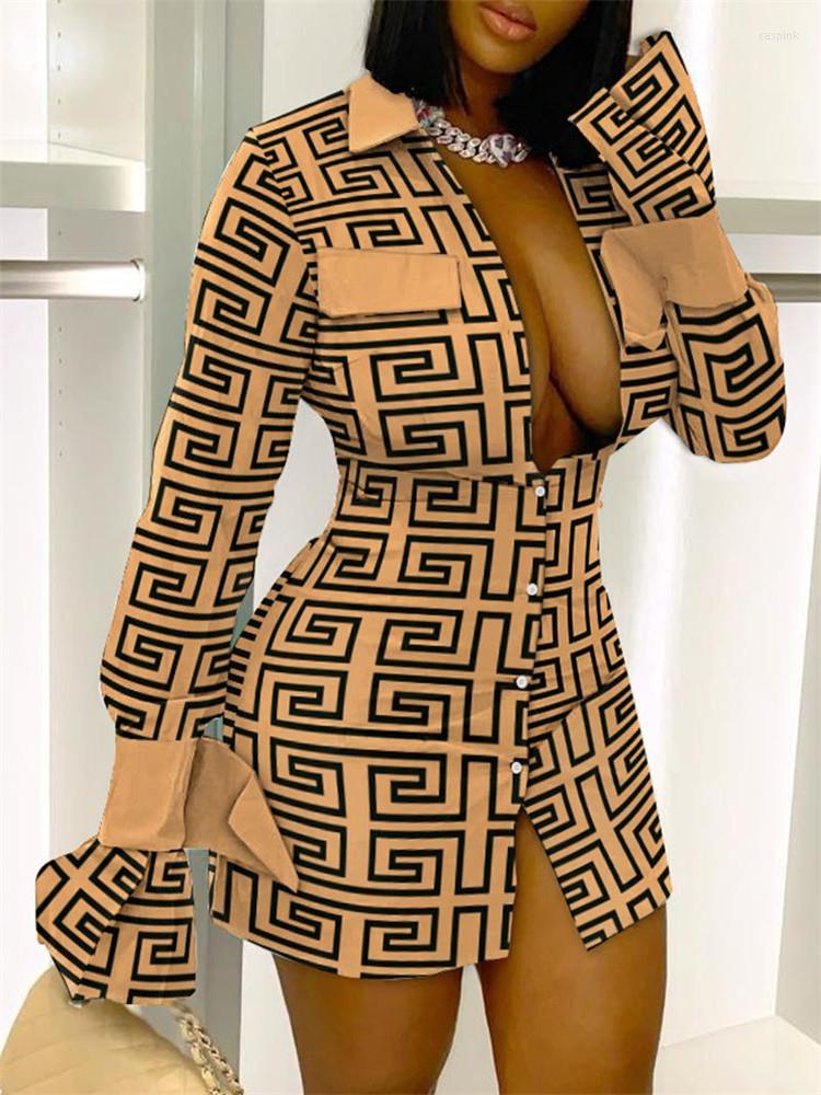 Casual Dresses 2023 For Women Abstract Print Long Sleeve Button Down Shirt Dress Y2k Vestidos De Mujer Elegant Daily Robe, S81002b
Casual Dresses 2023 For Women Abstract Print Long Sleeve Button Down Shirt Dress Y2k Vestidos De Mujer Elegant Daily Robe, S81002b