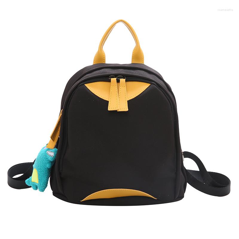 School Bags Women's Backpacks Mini Cute Travel Contrast Color Girls, Black
School Bags Women's Backpacks Mini Cute Travel Contrast Color Girls, Black