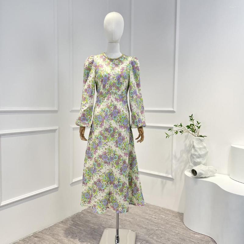 Casual Dresses 2023 Arrivals Top Quality Linen Violet Little Floral Print High Waist Lantern Sleeve Midi Dress For Lady, Lavender
Casual Dresses 2023 Arrivals Top Quality Linen Violet Little Floral Print High Waist Lantern Sleeve Midi Dress For Lady, Lavender
