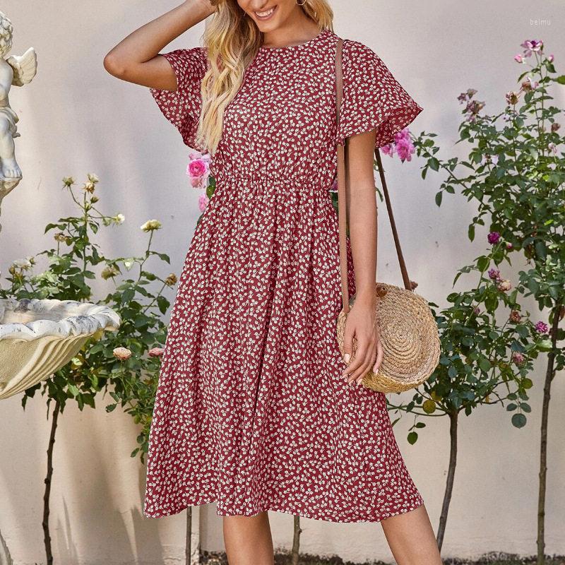 Casual Dresses 2023 Summer Retro Small Floral O Neck Puff Sleeved Oversized Long Dress Women' Fashion Waist Printed, Black
Casual Dresses 2023 Summer Retro Small Floral O Neck Puff Sleeved Oversized Long Dress Women' Fashion Waist Printed, Black