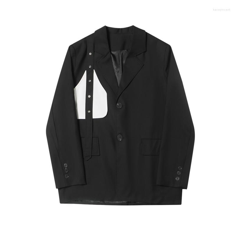 Women's Suits SuperAen Dark Black Suit For Women Korean Design Jacket And White Contrasting Colors Blazer
Women's Suits SuperAen Dark Black Suit For Women Korean Design Jacket And White Contrasting Colors Blazer