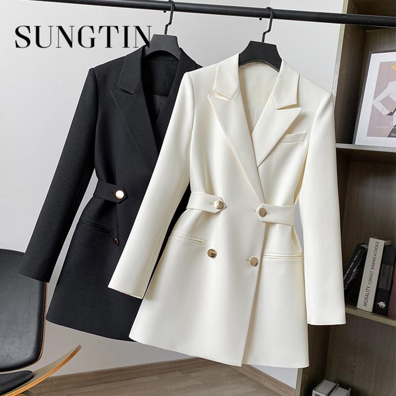 Pants Sungtin 2022 New Office Lady Elegant Blazers Women with Belt Spring Double Breasted Loose Jacket Coat Female Casual Chic Clothes, Black
Pants Sungtin 2022 New Office Lady Elegant Blazers Women with Belt Spring Double Breasted Loose Jacket Coat Female Casual Chic Clothes, Black