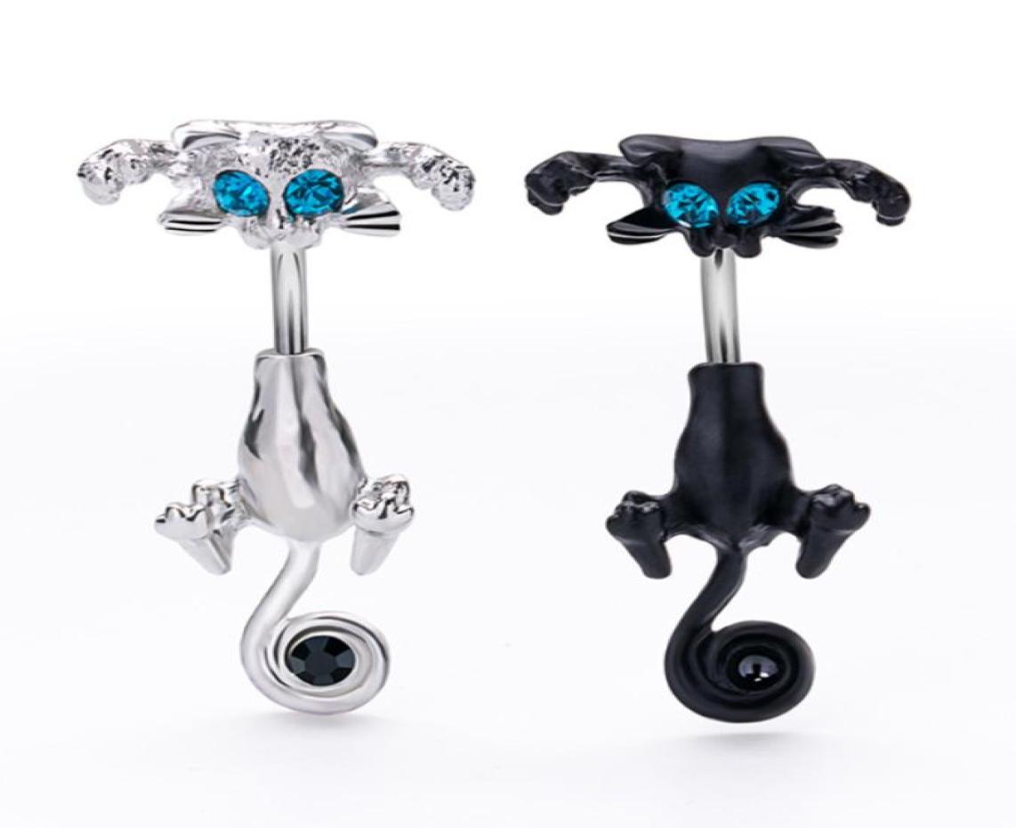 Stainless Steel Body Piercing Jewelry Kitty Belly Button Rings Cat Navel Bar with Gem4559215
Stainless Steel Body Piercing Jewelry Kitty Belly Button Rings Cat Navel Bar with Gem4559215