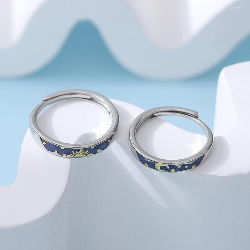 Cluster Rings 2Pcs Couple Sun And Moon For Women Men Trendy Heart Matching Finger Set Friendship Engagement Wedding Jewelry Gift
Cluster Rings 2Pcs Couple Sun And Moon For Women Men Trendy Heart Matching Finger Set Friendship Engagement Wedding Jewelry Gift