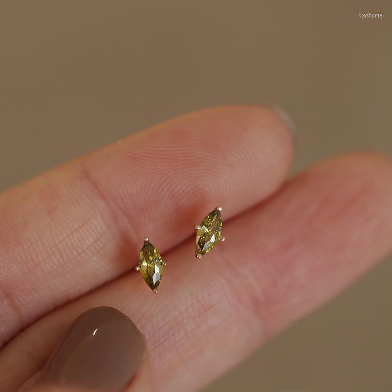 Stud Earrings 925 Sterling Silver Plated 18K Gold Earring Small Diamond Shape Olive Green Zircon Inlaid Retro Luxury Fashion Jewelry For
Stud Earrings 925 Sterling Silver Plated 18K Gold Earring Small Diamond Shape Olive Green Zircon Inlaid Retro Luxury Fashion Jewelry For