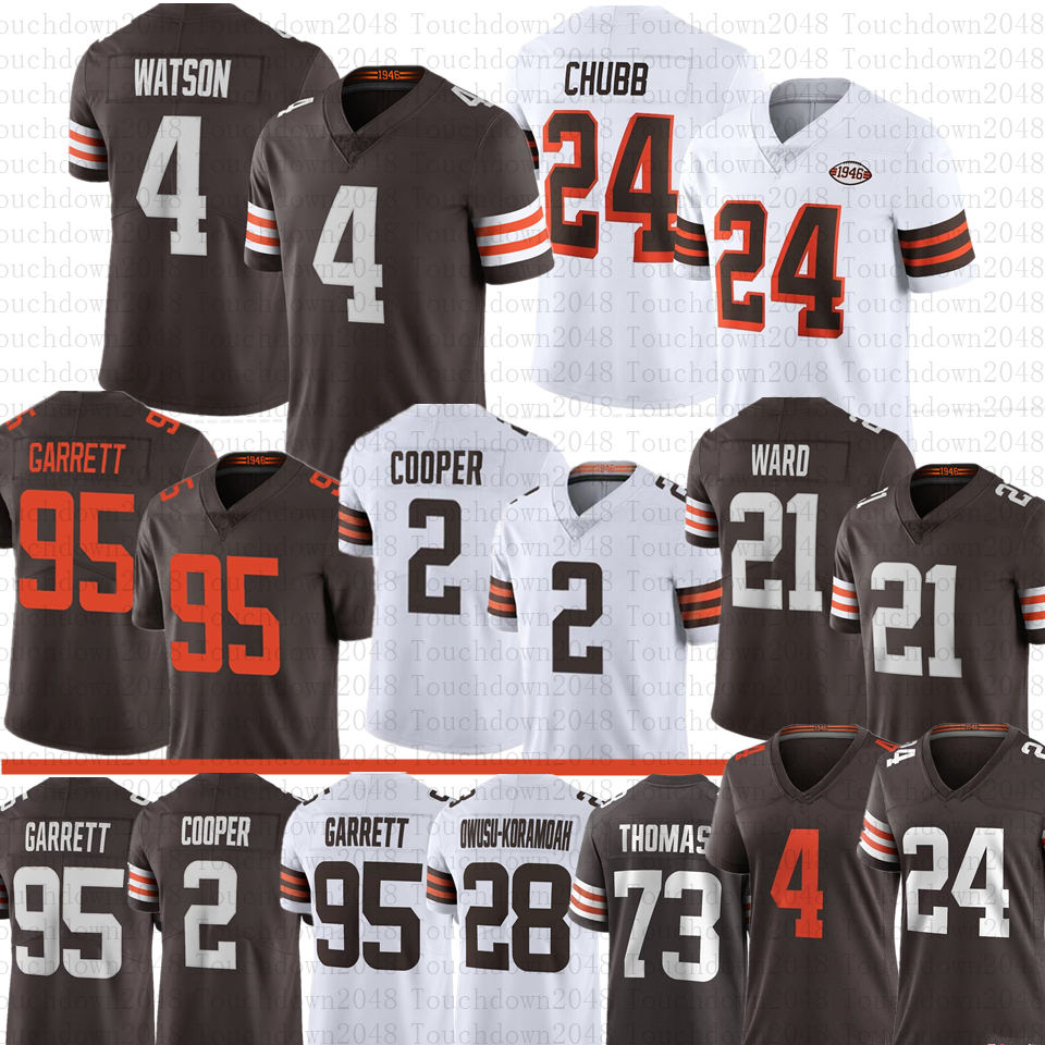 Nick Chubb 4 Deshaun Watson Football Jersey Brown Amari Cooper Myles Garrett Jeremiah Owusu-Koramoah Denzel Ward Wyatt Teller Donovan Peoples-Jones Mens Women Youth
Nick Chubb 4 Deshaun Watson Football Jersey Brown Amari Cooper Myles Garrett Jeremiah Owusu-Koramoah Denzel Ward Wyatt Teller Donovan Peoples-Jones Mens Women Youth