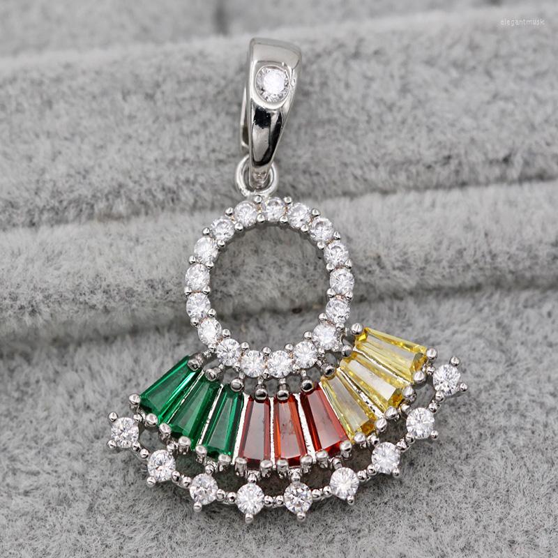 Pendant Necklaces Trendy Oval For Women White Gold Plated Stone Zirconia Red Green Necklace Fashion Wedding Jewelry Accessori
Pendant Necklaces Trendy Oval For Women White Gold Plated Stone Zirconia Red Green Necklace Fashion Wedding Jewelry Accessori