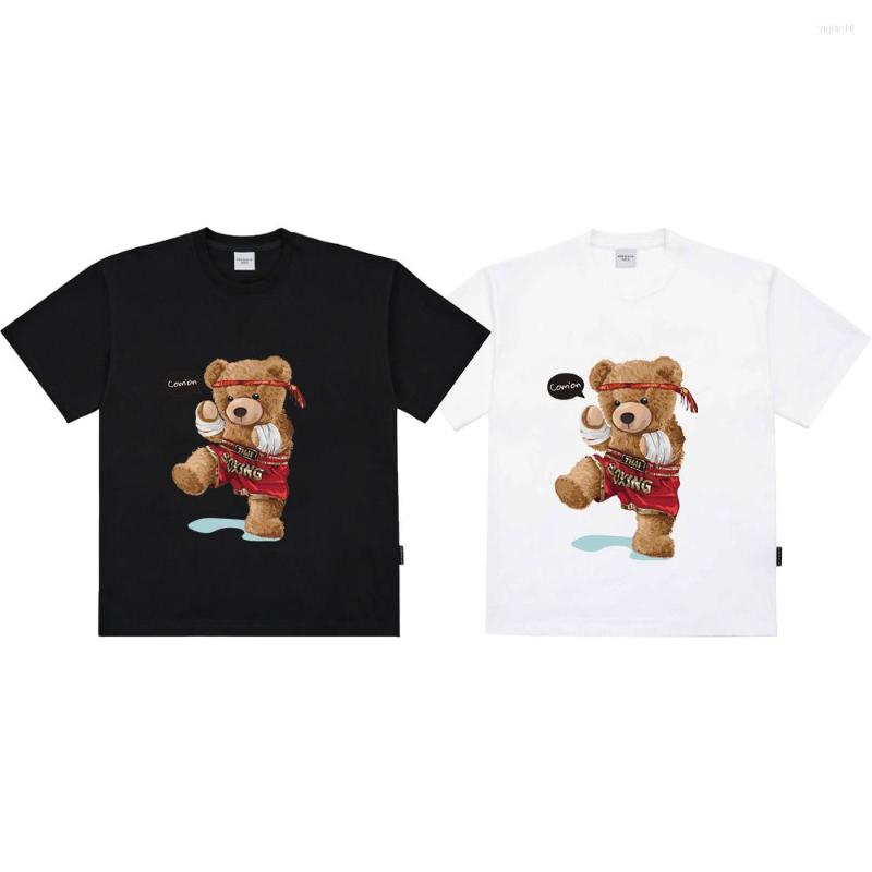 Men's T Shirts 2023 Classic Fashion ADLV Letter Bear Print Cotton Shirt Simple Loose Short Sleeved Boy Girl Princess Hip Hop T-shirts Q01
Men's T Shirts 2023 Classic Fashion ADLV Letter Bear Print Cotton Shirt Simple Loose Short Sleeved Boy Girl Princess Hip Hop T-shirts Q01