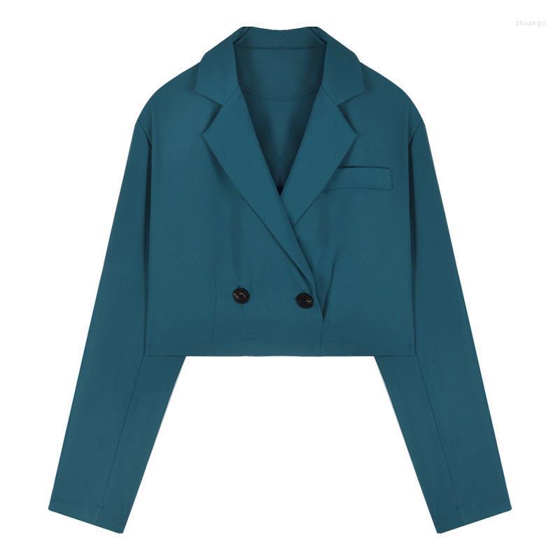 Women's Suits Short Suit Women's Early Spring Simple Casual Versatile Coat Blazer Femenino Jacket Femme, Sky blue
Women's Suits Short Suit Women's Early Spring Simple Casual Versatile Coat Blazer Femenino Jacket Femme, Sky blue