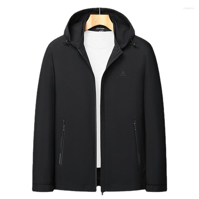 Men's Jackets Men's Jacket Spring And Autumn Casual Solid Color Hooded Fashion Coat Zippered Collar Loose, Black
Men's Jackets Men's Jacket Spring And Autumn Casual Solid Color Hooded Fashion Coat Zippered Collar Loose, Black