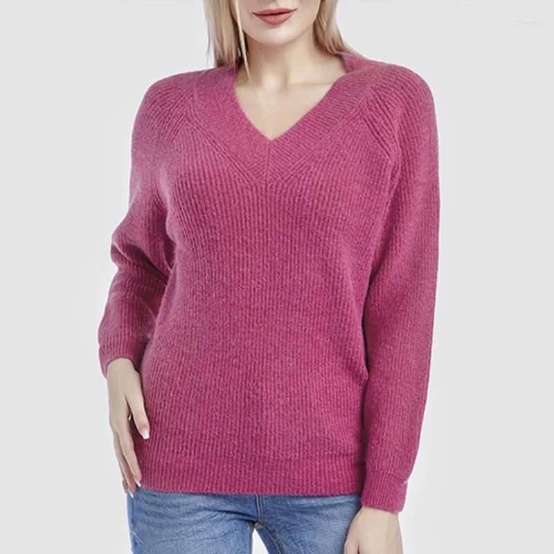 Women's Sweaters V-neck Knitted Women Sweater Jumpers Long Sleeve Loose Winter Bule Ladies Pullover All-match Office Female Clothing, Black
Women's Sweaters V-neck Knitted Women Sweater Jumpers Long Sleeve Loose Winter Bule Ladies Pullover All-match Office Female Clothing, Black