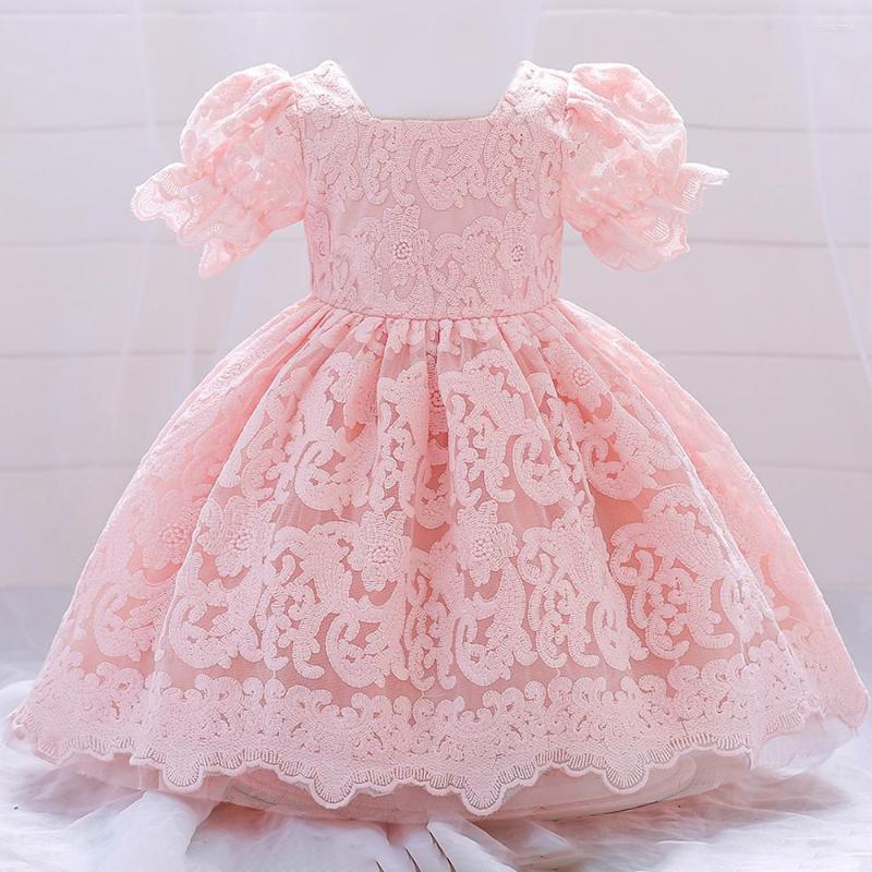 Girl Dresses Baby Formal White 1st Birthday Born Baptism Princess Gown Lace Short Sleeve Clothes Party Bridemaid Costume
Girl Dresses Baby Formal White 1st Birthday Born Baptism Princess Gown Lace Short Sleeve Clothes Party Bridemaid Costume