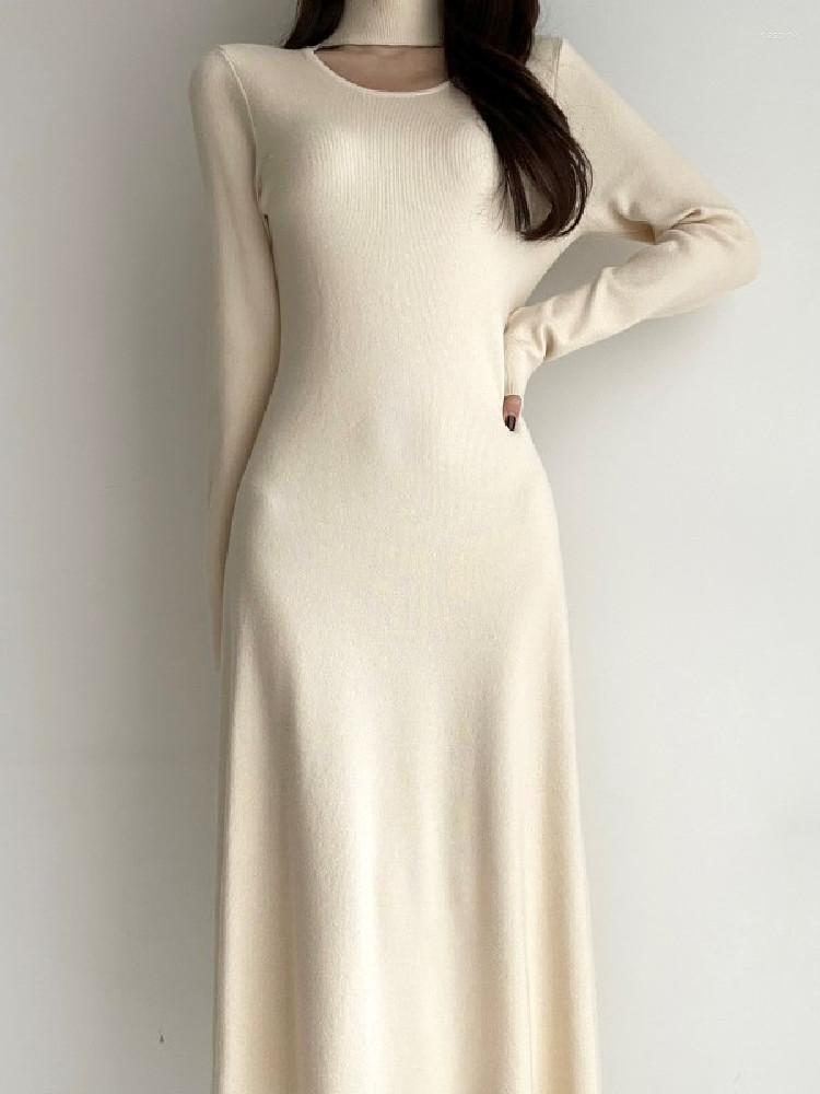 Casual Dresses Vintage Elegant Knitted Warm 2023 Sweater Dress Women Winter Korean Autumn Woman Thick Clothing Solid Vestido Feminino, Black
Casual Dresses Vintage Elegant Knitted Warm 2023 Sweater Dress Women Winter Korean Autumn Woman Thick Clothing Solid Vestido Feminino, Black