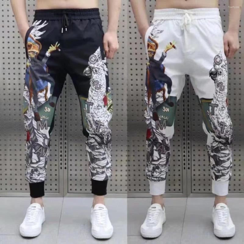 Men's Pants Spring And Autumn Fashion Men's Harem Jogging Stitching Elastic Band Street Hip-Hop Printed Japanese Clothes, Black
Men's Pants Spring And Autumn Fashion Men's Harem Jogging Stitching Elastic Band Street Hip-Hop Printed Japanese Clothes, Black