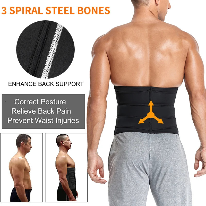 Slimming Belt Men Waist Trainer Body Shapers Abdomen Modeling Strap Sheath Weight Loss Belly Shapewear Workout Trimmer Corset 231120