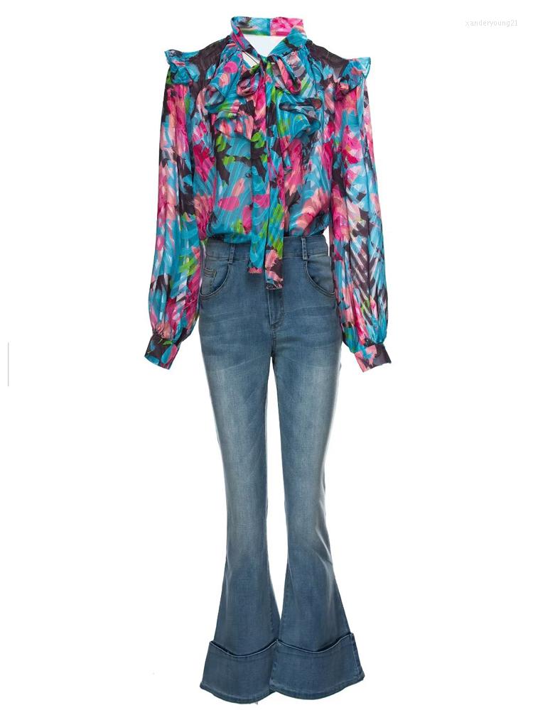 Women' Two Piece Pants Designer' Spring Summer Print Shirt Tops Denim Elegant Slim Fit Fashion High Quality Office Women' Set, Multi
Women' Two Piece Pants Designer' Spring Summer Print Shirt Tops Denim Elegant Slim Fit Fashion High Quality Office Women' Set, Multi