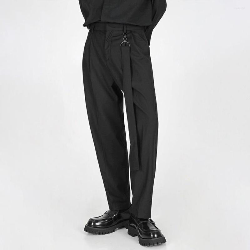 Men's Suits High-end Niche Design Suit Pants Men's Elegant High-legged Long Casual Dark Abstinence Tie Strap Straight-leg, Black
Men's Suits High-end Niche Design Suit Pants Men's Elegant High-legged Long Casual Dark Abstinence Tie Strap Straight-leg, Black