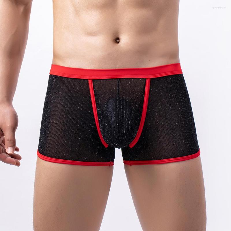 Underpants Men's Boxers Fishnet Breathable Underwear Sexy See-Through Mesh Shorts Briefs Gay Pouch Panties Swim, White
Underpants Men's Boxers Fishnet Breathable Underwear Sexy See-Through Mesh Shorts Briefs Gay Pouch Panties Swim, White