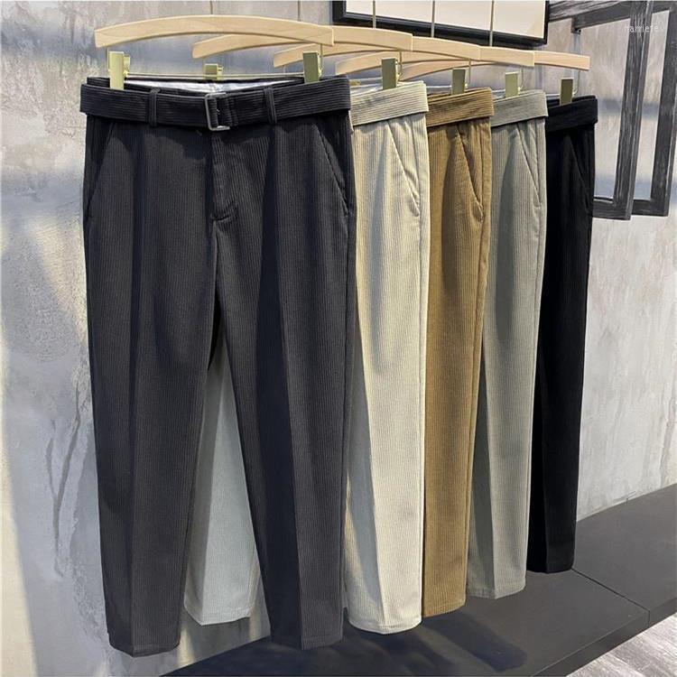 Men's Suits 2023 Men's Corduroy Casual Suit Pants Business Fashion Ankle Length Solid Color Elastic Regular Slim Fit Trousers Male H245, Heise
Men's Suits 2023 Men's Corduroy Casual Suit Pants Business Fashion Ankle Length Solid Color Elastic Regular Slim Fit Trousers Male H245, Heise
