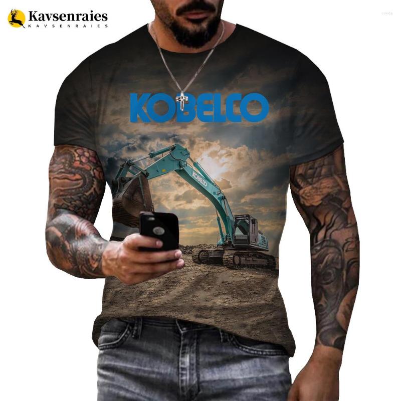 Men's T Shirts Excavator 3D T-shirt Men Women Summer Fashion Casual Shirt Heavy Machine Print Short Sleeve Streetwear Oversized Tops, Khaki
Men's T Shirts Excavator 3D T-shirt Men Women Summer Fashion Casual Shirt Heavy Machine Print Short Sleeve Streetwear Oversized Tops, Khaki