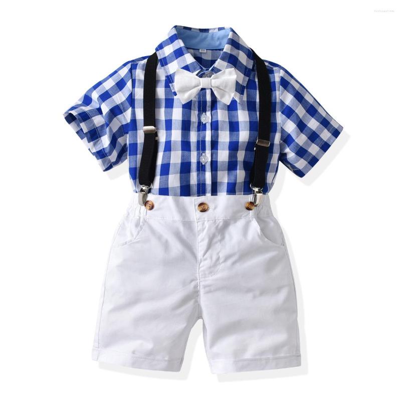 Clothing Sets Trendy Baby Boy Outfits Suit For Wedding Plaid Shirt Design Summer Infant Formal Clothes 12-18 Months Kids Wear 5t, White
Clothing Sets Trendy Baby Boy Outfits Suit For Wedding Plaid Shirt Design Summer Infant Formal Clothes 12-18 Months Kids Wear 5t, White
