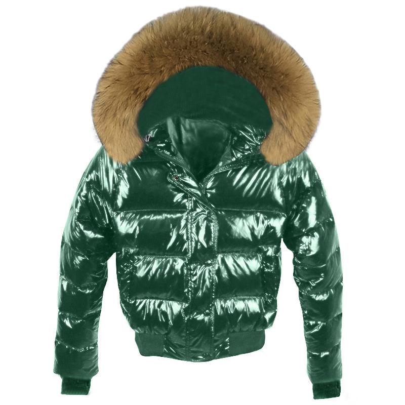 Leather Fashion Winter Jacket Women Warm Coat Short Female Jacket Waterproof Ladies Parka Winter Coat Women Fur collar Hooded Outwear, Khaki 2
Leather Fashion Winter Jacket Women Warm Coat Short Female Jacket Waterproof Ladies Parka Winter Coat Women Fur collar Hooded Outwear, Khaki 2