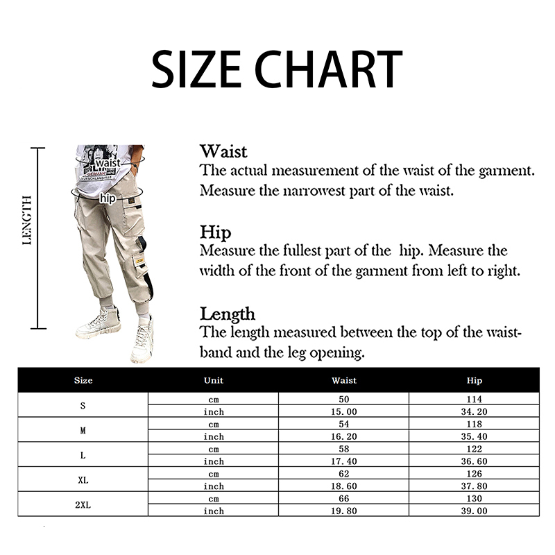 Women's Pants Cargo Black Ribbon Pocket Jogger Girls HipHop Streetwear Unisex Harajuku Punk Females Trousers Harem 230419