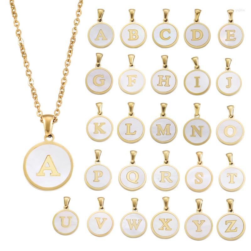 Chains 316L Stainless Steel 18K Gold Color Initial Letter Necklace Not Fade Women Jewelry
Chains 316L Stainless Steel 18K Gold Color Initial Letter Necklace Not Fade Women Jewelry
