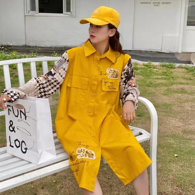 Women's Jackets Big Loose Patchwork Sleeve Shirt Women Turn Down Collar Long Blouse Casual Thin Outfit, Black
Women's Jackets Big Loose Patchwork Sleeve Shirt Women Turn Down Collar Long Blouse Casual Thin Outfit, Black