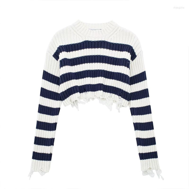 Women' Sweaters 2023 Spring And Summer Casual Women' Round Neck Short Section Sweater Striped Knitwear Loose Top 8035, Beige
Women' Sweaters 2023 Spring And Summer Casual Women' Round Neck Short Section Sweater Striped Knitwear Loose Top 8035, Beige