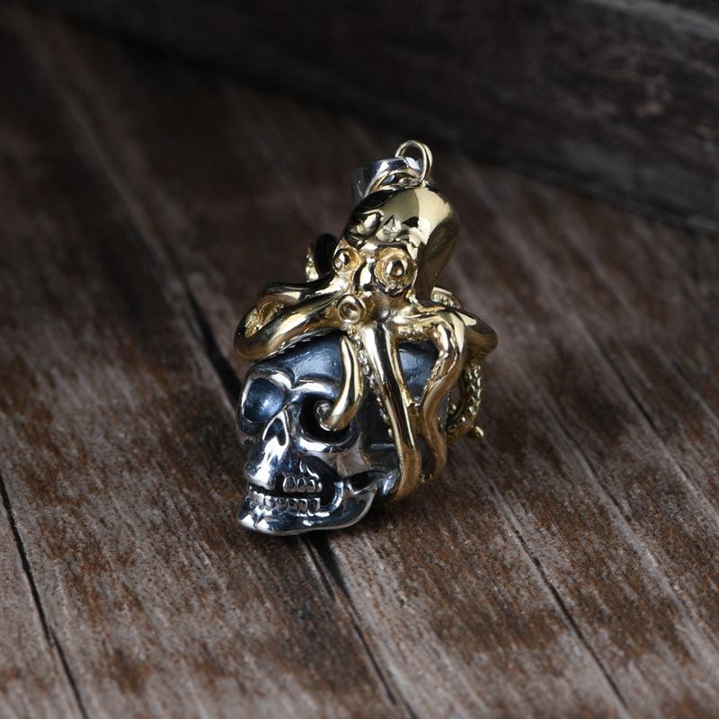 Pendant Necklaces Charm Men's Stainless Steel Chain Necklace Octopus Skull Fashion Trend Punk Jewelry GiftPendant
Pendant Necklaces Charm Men's Stainless Steel Chain Necklace Octopus Skull Fashion Trend Punk Jewelry GiftPendant