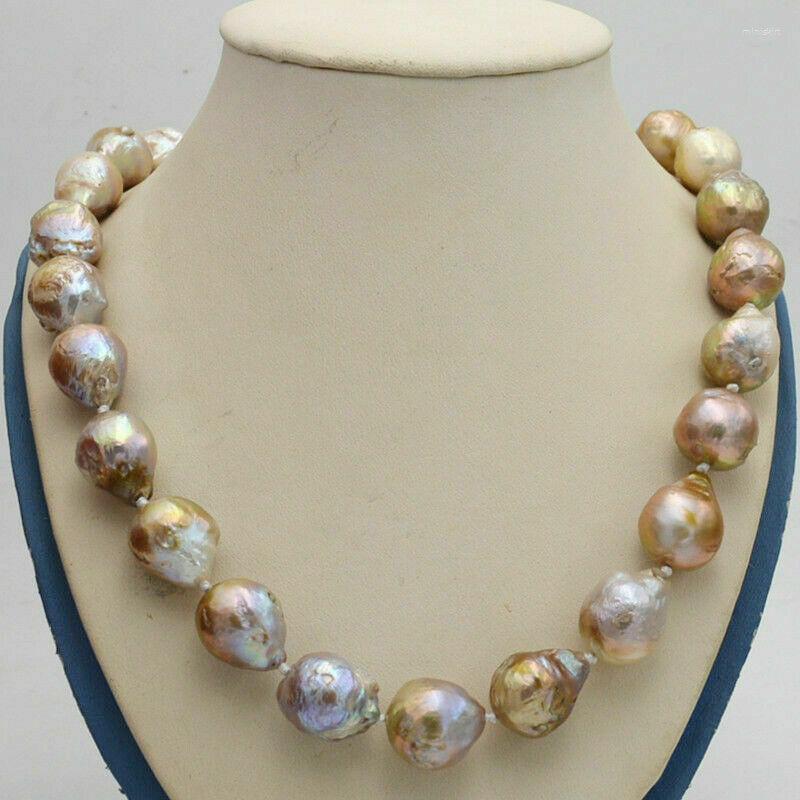 Pendant Necklaces Big 13-16mm Natural South Sea Purple Multicolor Baroque Pearl Nelace 18"
Pendant Necklaces Big 13-16mm Natural South Sea Purple Multicolor Baroque Pearl Nelace 18"