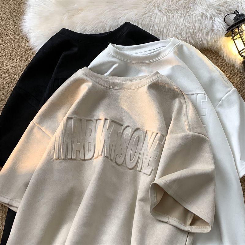 Mens TShirts Suede tshirt men summer retro short sleeved brand trend oversize casual all match y2k tops clothing harajuku t shirt 230419, White
Mens TShirts Suede tshirt men summer retro short sleeved brand trend oversize casual all match y2k tops clothing harajuku t shirt 230419, White