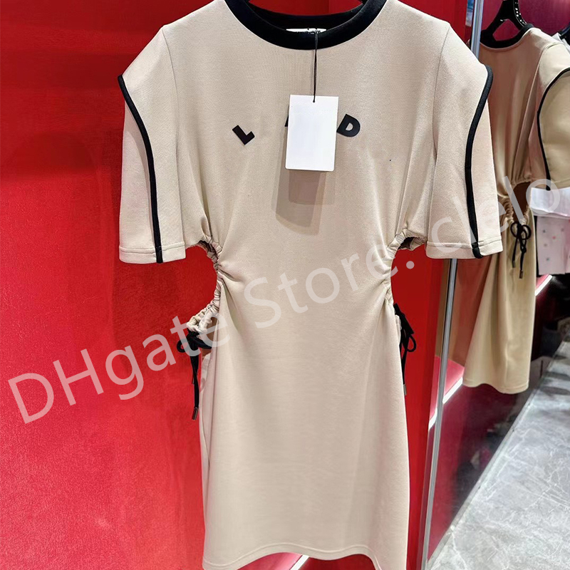 Fashion Women' Dress Waist Hollow Short Sleeve Temperament Dress Beige White Blue SML, #1 beige white
Fashion Women' Dress Waist Hollow Short Sleeve Temperament Dress Beige White Blue SML, #1 beige white