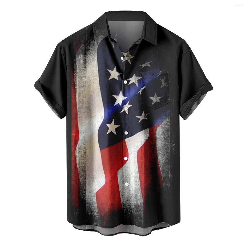 Men's Casual Shirts Men's American Flag Retro Fashion Tops European Style Geometric Street Wear Blouse For Spring Autumn, Black
Men's Casual Shirts Men's American Flag Retro Fashion Tops European Style Geometric Street Wear Blouse For Spring Autumn, Black