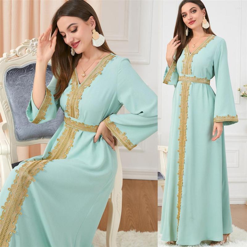 Ethnic Clothing Eid Mubarak Muslim Women Abaya Dress Kimono Turkish Islamic Elegant Ladies Long Sleeve Gown Moroccan Evening Caftan
Ethnic Clothing Eid Mubarak Muslim Women Abaya Dress Kimono Turkish Islamic Elegant Ladies Long Sleeve Gown Moroccan Evening Caftan