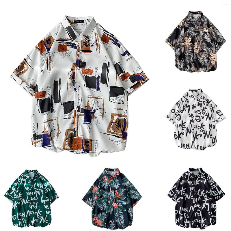 Men's Casual Shirts Hawaii Beach Shirt Couple Short Sleeve Drop Long Fitted Button Down Dress For Women Knit, Bk2 
Men's Casual Shirts Hawaii Beach Shirt Couple Short Sleeve Drop Long Fitted Button Down Dress For Women Knit, Bk2