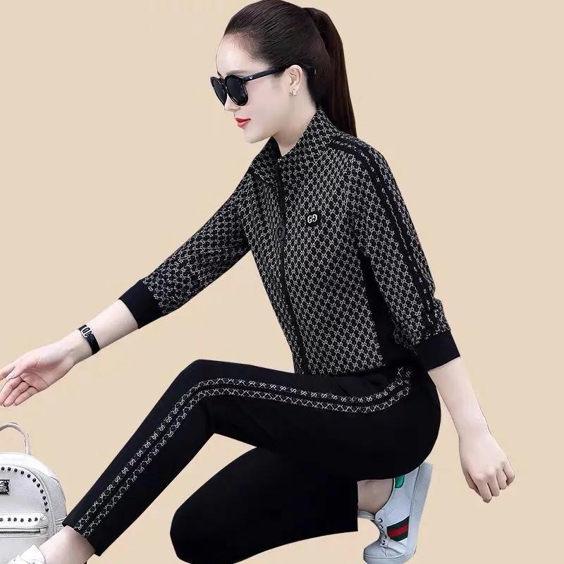 Pants Streetwear Print Tracksuit 2 Piece Set Women Leisure Outfit Spring Fall Casual Zipper Long Sleeve Sweatshirt Joggers Pant Suit, Khaki
Pants Streetwear Print Tracksuit 2 Piece Set Women Leisure Outfit Spring Fall Casual Zipper Long Sleeve Sweatshirt Joggers Pant Suit, Khaki