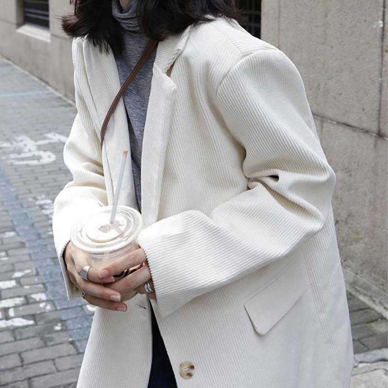 Pants White Corduroy Blazers Women 2021 New Vintage Loose Brown Jacket Spring Autumn Fashion Business Suit Woman, Beige
Pants White Corduroy Blazers Women 2021 New Vintage Loose Brown Jacket Spring Autumn Fashion Business Suit Woman, Beige