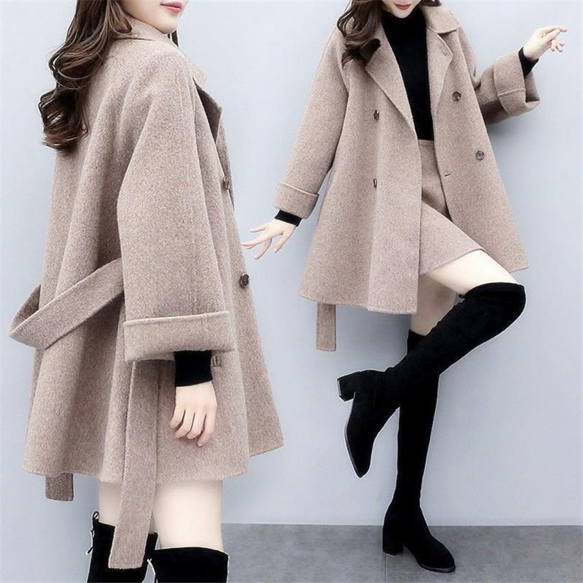 Fur 2022 New Autumn Two Piece Women Coat + Short Skirt Elegant Winter Lady Long Sleeve Blend Coats Suit Short Section Outwear WZ1498, Camel
Fur 2022 New Autumn Two Piece Women Coat + Short Skirt Elegant Winter Lady Long Sleeve Blend Coats Suit Short Section Outwear WZ1498, Camel