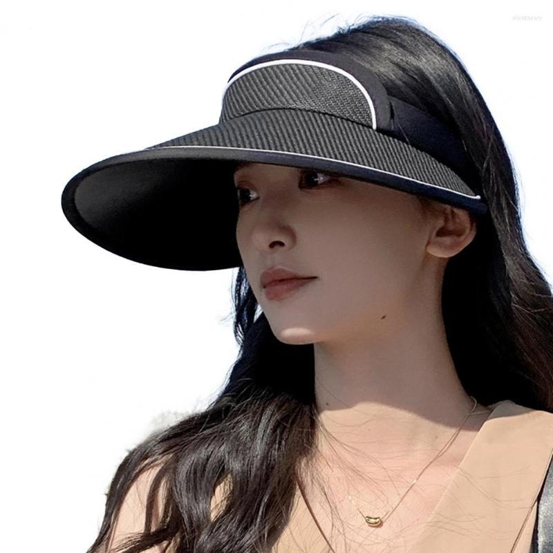 Wide Brim Hats Practical Visor Hat Washable Empty Top Easy To Carry Adult Lady Sun Protection Anti-UV, Black
Wide Brim Hats Practical Visor Hat Washable Empty Top Easy To Carry Adult Lady Sun Protection Anti-UV, Black