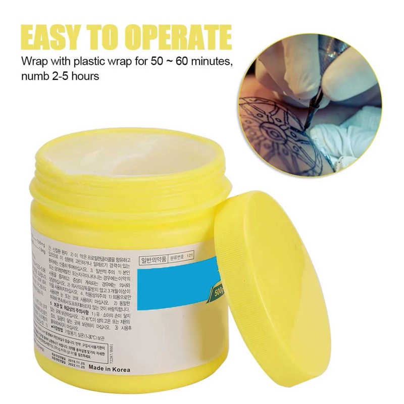 Yellow J-CAIN Numbing Cream 500g Tattoo Body Waxing Piercing Tattooing Cream Supplies Blue red yellow brown 25.8% 29.9 39.9% 29% 25.8% Painless Skin care
Yellow J-CAIN Numbing Cream 500g Tattoo Body Waxing Piercing Tattooing Cream Supplies Blue red yellow brown 25.8% 29.9 39.9% 29% 25.8% Painless Skin care
