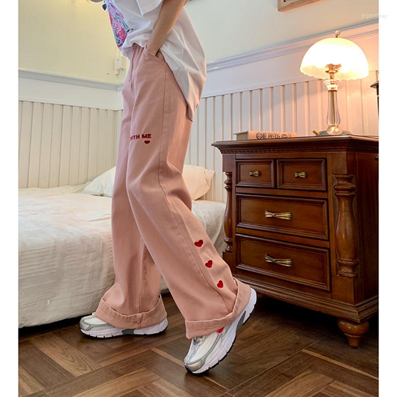 Women' Jeans Women' 2023 Pink Vintage Embroidery Streetwear Baggy High Waist Harajuku Straight Denim Trouser
Women' Jeans Women' 2023 Pink Vintage Embroidery Streetwear Baggy High Waist Harajuku Straight Denim Trouser