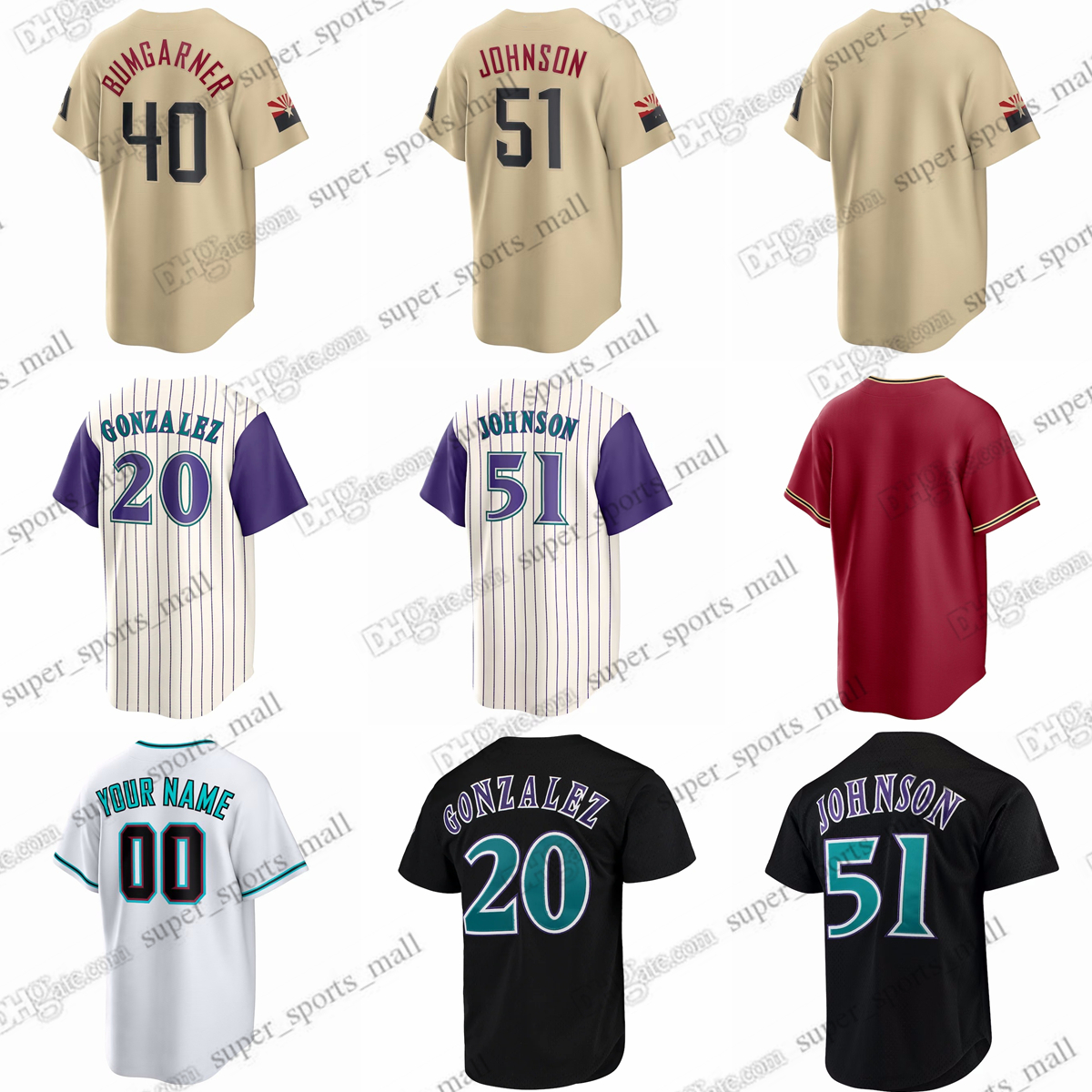 S-6XL Madison Bumgarner Baseball Jersey Randy Johnson Luis Gonzalez Nick Ahmed Corbin Carroll Andrew Chafin Zach Davies Gallen Ginkel Longoria Frias Gallen Herrera, As picture(with team name)
S-6XL Madison Bumgarner Baseball Jersey Randy Johnson Luis Gonzalez Nick Ahmed Corbin Carroll Andrew Chafin Zach Davies Gallen Ginkel Longoria Frias Gallen Herrera, As picture(with team name)
