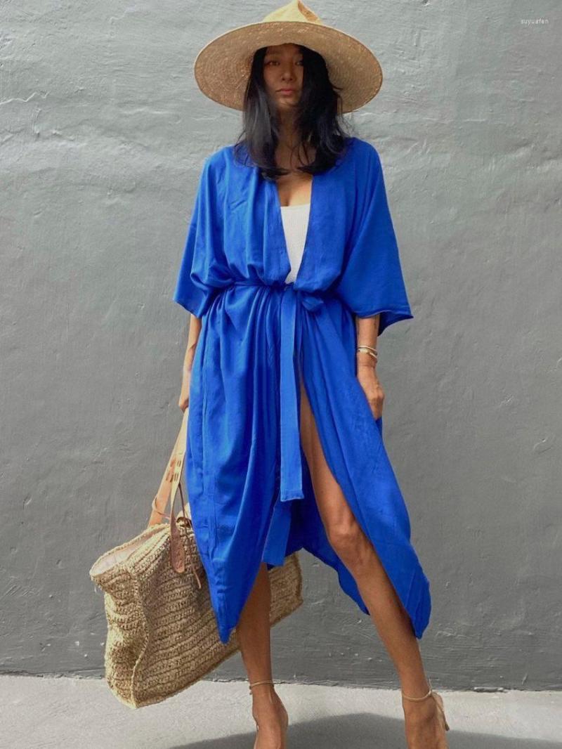 Women's Swimwear Solid Beach Dress Bikini Cover Up Women 2023 Summer Long Sleeve Buttonless Cardigan Cover-ups With Belt, Army green
Women's Swimwear Solid Beach Dress Bikini Cover Up Women 2023 Summer Long Sleeve Buttonless Cardigan Cover-ups With Belt, Army green