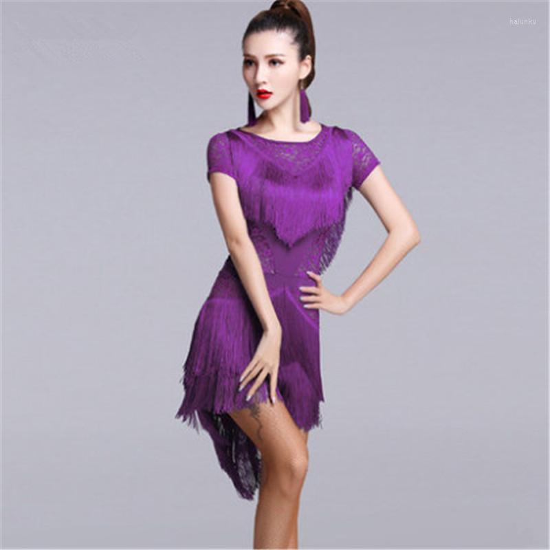 Stage Wear Latin Dance Costumes Women Salsa Dancewear Costume Dresses Ballroom Competition Tango Adult Lace Fringed Skirt, Rose red
Stage Wear Latin Dance Costumes Women Salsa Dancewear Costume Dresses Ballroom Competition Tango Adult Lace Fringed Skirt, Rose red