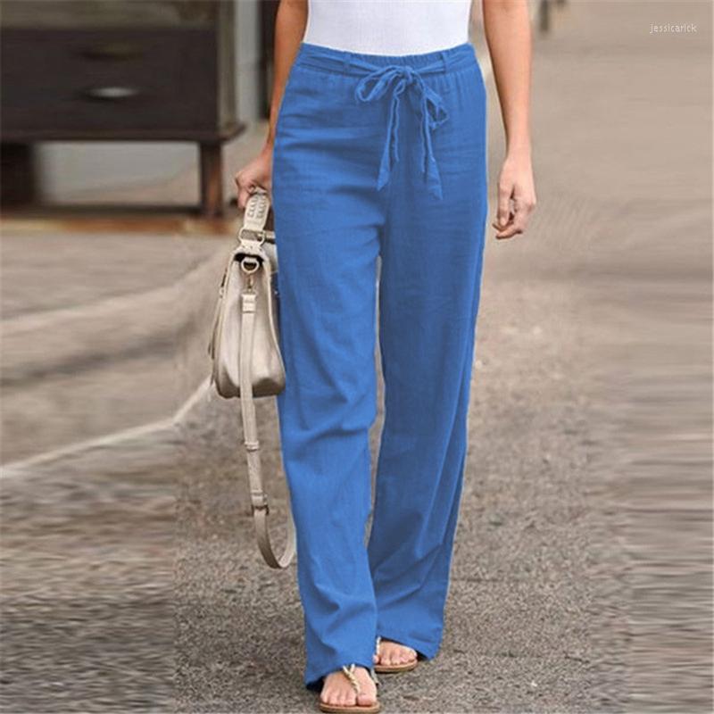 

Women's Pants Straight Trousers Belt Pure Color Stretch High Waist 2023 Autumn Casual Fashion Simple Commuting, Khaki