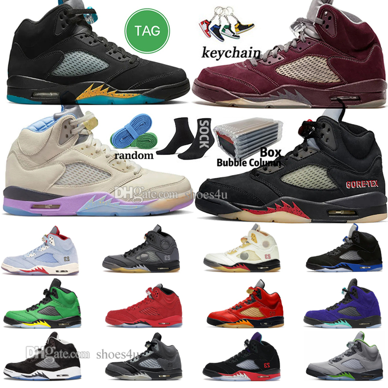 5 Basketball Shoes for men women 5s Craft Aqua Concord UNC Green Bean Racer BlueBird Oreo Metallic Raging Fire Red We The Best Oregon Hare Easter Mens Sports Sneakers, Color-3
5 Basketball Shoes for men women 5s Craft Aqua Concord UNC Green Bean Racer BlueBird Oreo Metallic Raging Fire Red We The Best Oregon Hare Easter Mens Sports Sneakers, Color-3